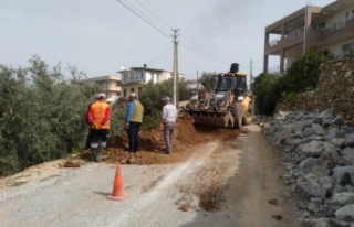 Keşefli Mahallesi yoluna bakım