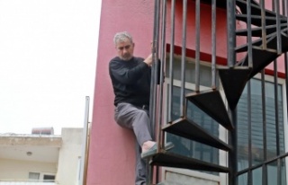 Pansiyonda çıkan yangında yarım kalmış yangın...