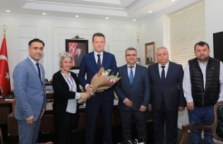 Turizmcilerden Kaymakam Ürkmezer'e ziyaret