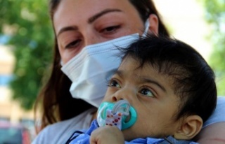 7 aylık minik Bulut'un yaşam mücadelesi