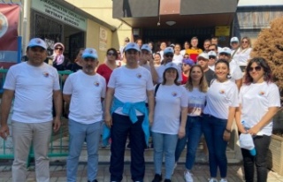 Alanya'da '10 Bin Adım Yürüyüşü'...