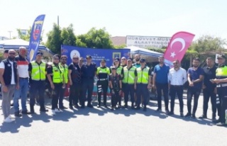 Alanya’da motosiklet sürücülerine uygulamalı...