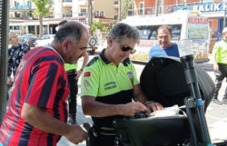 Alanya’da yayaya yol vermeyen sürücülere ceza