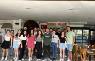 Antalya'dan gelen öğrencileri Gürkan Yılmaz...
