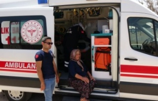 Çocukların ateşle oyunu saman yüklü kamyoneti...