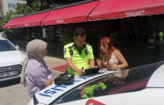 Drift atan ehliyetsiz sürücüye 16 bin 473 TL para...