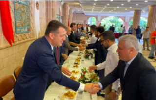 Eray Erdem protokol ile bayramlaştı