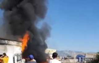 İşyeri yangını korkuttu