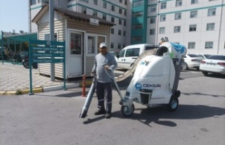 Kepez’in mini süpürgesinden dev temizlik