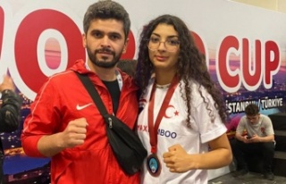 Kick Boks Şampiyonası'nda dünya 3'üncüsü...