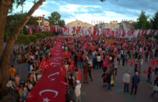 Manavgat’ta fener alaylı 19 Mayıs kutlaması