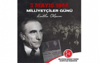 MHP Alanya'dan 3 Mayıs Milliyetçiler Günü...