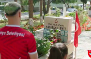 Şehitler için klip hazırlattı