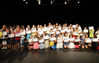 85 çocuk Alanya Belediyesi'nin düzenlediği...