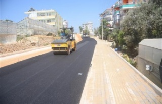 Alanya Belediyesi'nden önce altyapı sonra sıcak...