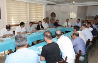 Alanya'da orman yangınlarıyla mücadele toplantısı...