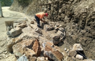 Alanya kırsalında yoğun mesai