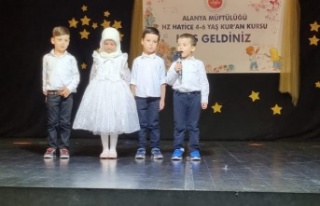 Alanya’da minik öğrencilerin sevinçlerine ortak...