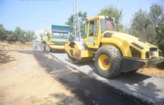 Asfalt çalışmaları Keşefli ve Uğrak Mahallesi'nde...