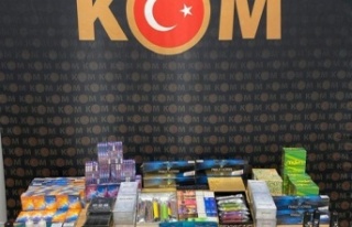Çok miktarda gümrük kaçağı tıbbi ürün ve...