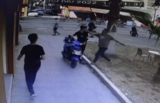 Esnaftan motosiklet hırsızına Osmanlı tokadı