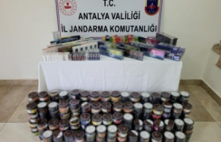 Jandarmadan tütün ve sigara baskını