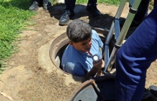 'Kanalizasyona hırsızlık şüphelisi girdi'...