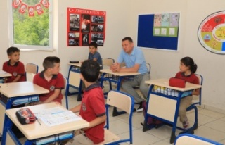 Kaymakam Ürkmezer Tırılar İlk-Ortaokulunu ziyaret...