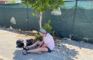 Kiralık motosiklet ile kaza yapan İngiliz çift...