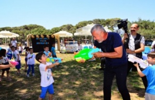 Manavgat’ta su savaşlı Babalar Günü etkinliği