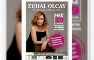 Zuhal Olcay minik Ela için Alanya’ya geliyor