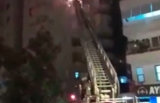 Alanya'da apartmanda yangın kabusu