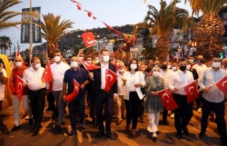 Alanya’daki 15 Temmuz programına Bakan Çavuşoğlu...