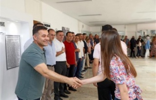 Başkan Yücel belediye personeli ile bayramlaştı