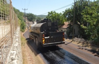 Gündoğmuş Güneycik yolu sathi asfaltla kaplanıyor