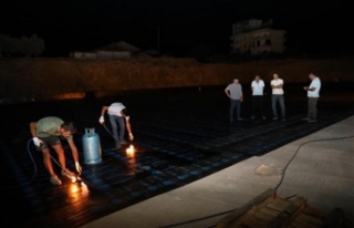 Mahmutlar Kültür Merkezi'nde çalışmalar...