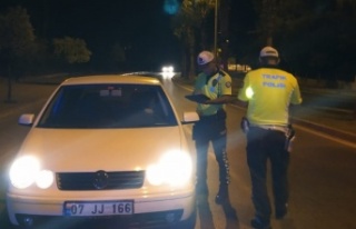 Trafikte alkol uygulamasında 561 sürücü denetlendi
