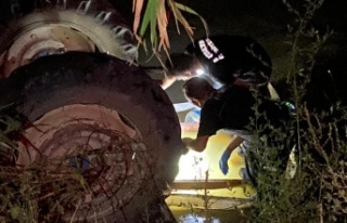 Traktör ile dereye uçan sürücü hayatını kaybetti