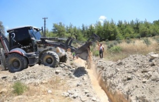 Yangın bölgesine 16 milyonluk içme suyu yatırımı