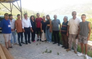 Zafer Partisi’nden Dim Uzunöz’e ziyaret