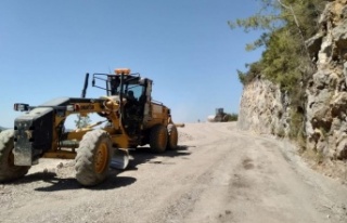 Alanya Bayırkozağacı yolu asfalta hazırlanıyor