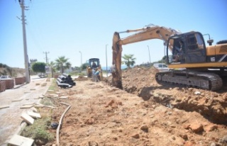 Alanya'da altyapı çalışmaları sürüyor