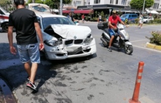 Alanya’da korkutan kaza!
