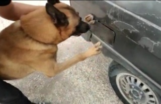 Aracın yakıt kapağında uyuşturucu bulundu