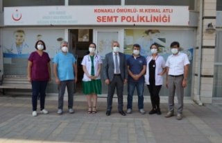 Başhekim Karahan hastaneye bağlı sağlık tesislerini...