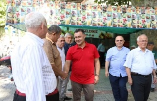 Başkan Yücel, Gedevet Yaylası'nda vatandaşlarla...