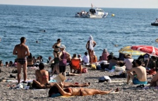 Boğulma ihbarı üzerine sahile gelen polisler bile...