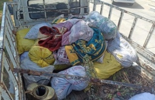 Depodan çalınan 26 çuval keçiboynuzunu jandarma...