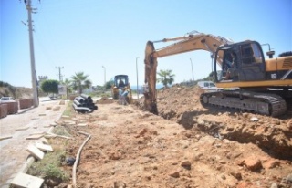 Kestel Fakülte Caddesi'nde yol ve altyapı çalışmaları