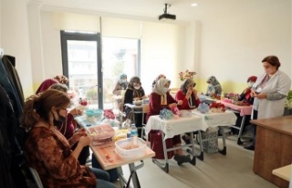Yaz dönemi el sanatları kursları başladı